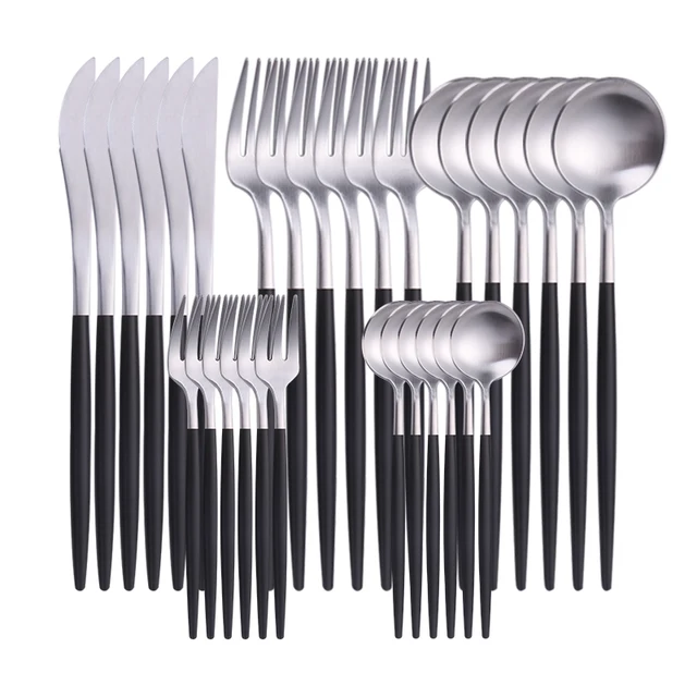 black silver 30pcs