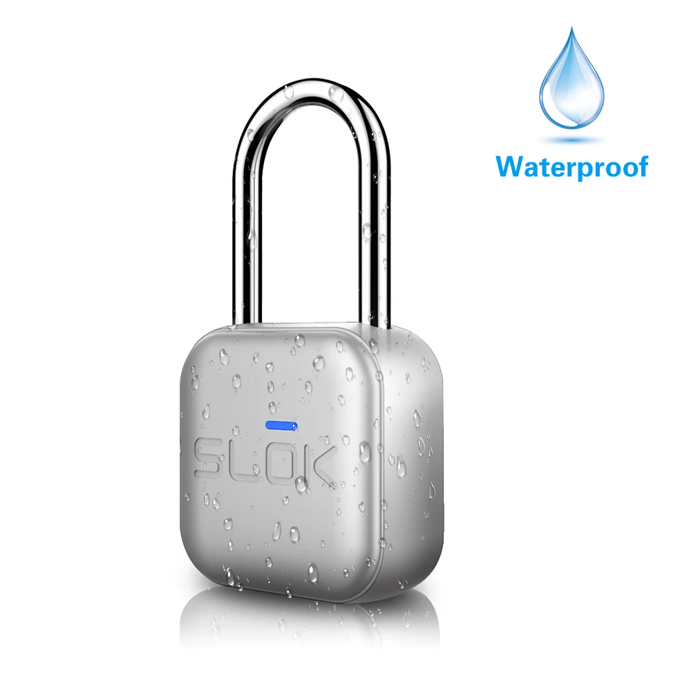 

New Portable Keyless Smart BT 5.0 Mini Padlock Waterproof Lock APP Control Electronic Wireless Lock for Bike Motorycle Home Door