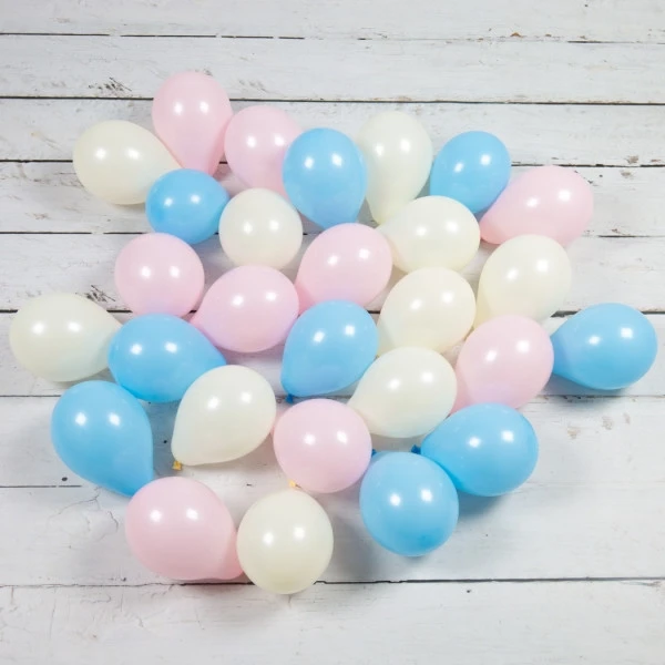 blue yellow pink 30 шт 5 дюймов Макарон Цвет Пастель воздушные шарики в виде леденцов круглый, из латекса гелиевые балоны для дня рождения - Цвет: blue yellow pink