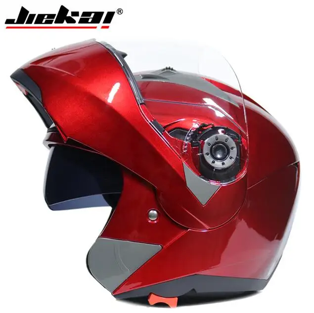 Nueva llegada наклейка кружок JIEKAI 105 флип КАСКО мотоциклетный мотоцикл caslista casco de carreras de motocross M L XL XXL - Цвет: 1