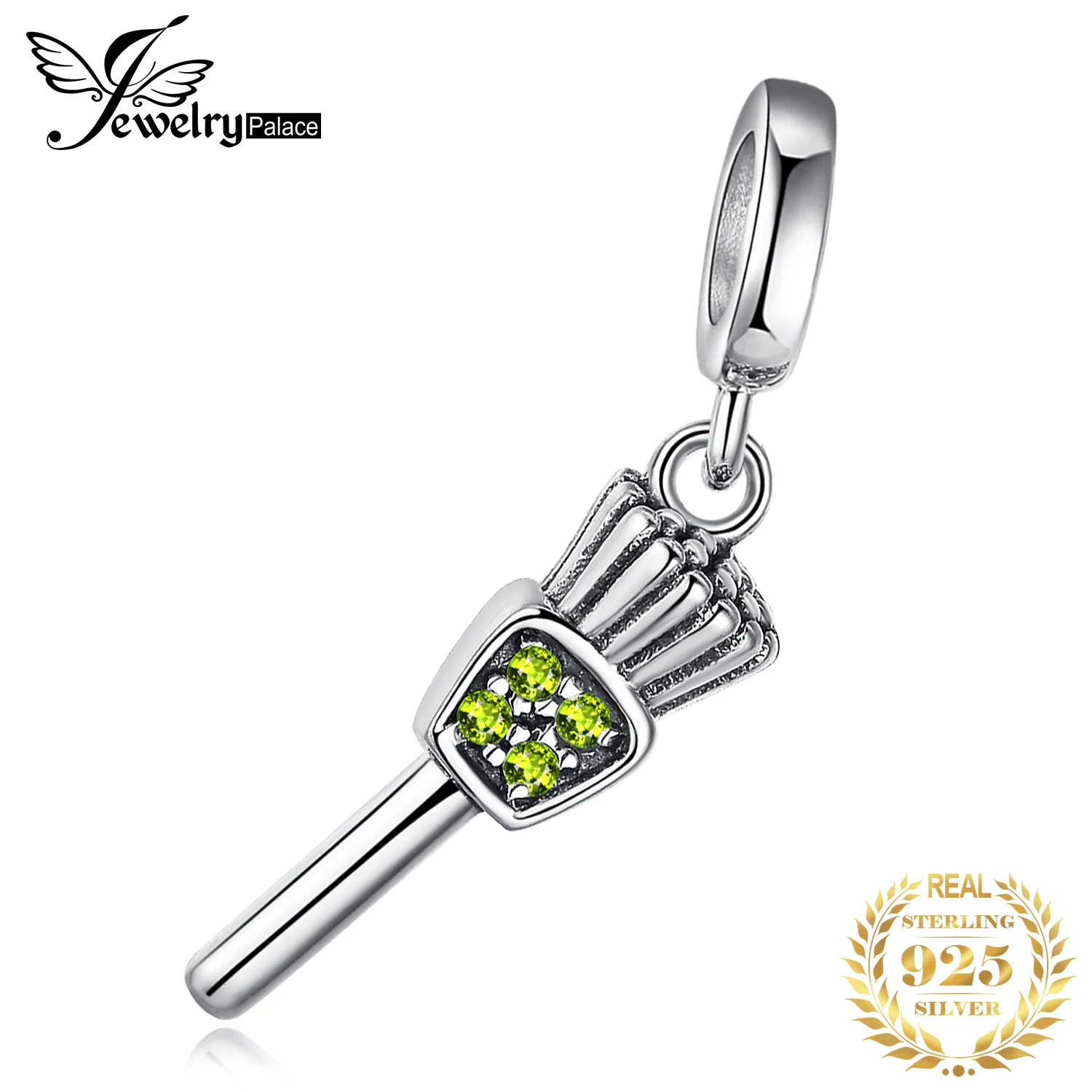 JewelryPalace 925 пробы серебро желтый фианит мотаться кисточки Шарм Подходит браслеты