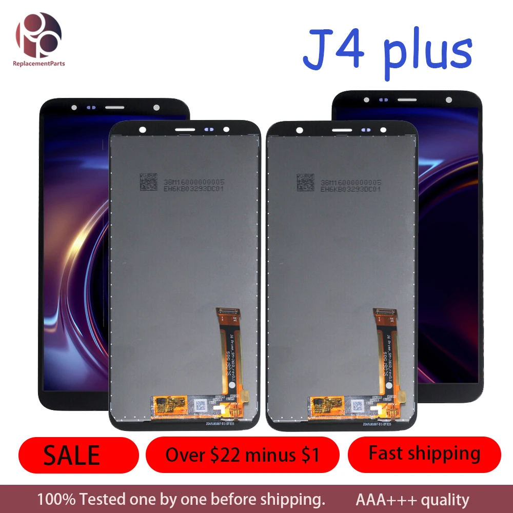 10 шт. ЖК-дисплей для samsung J4 Plus J415 кодирующий преобразователь сенсорного экрана в