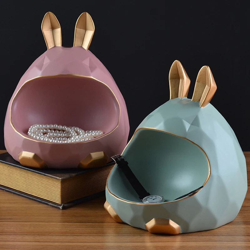 ^Cheap 3D Sculpture Rabbit Statue Home Decoration Accessories Desk Storage Box Money Box Figurine Table Decor Wedding Party Decorations ^Cheap 3D Sculpture Rabbit Statue Home Decoration Accessories Desk Storage Box Money Box Figurine Table Decor Wedding Party Decorations