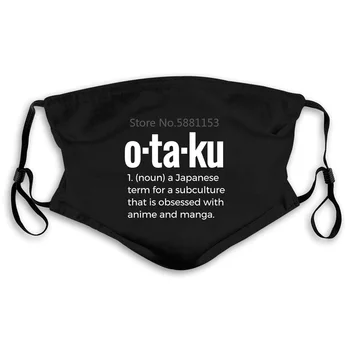 

Otaku Japanese Subculture Obsessed with Anime Manga Hip Hop Style Mouth Mask Women's kid PM2.5