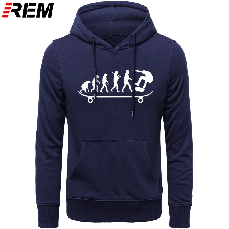 Rem Human Evolution Skateboard Print Streetwear Cool Men Skate Gift