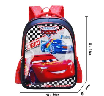 

Disney Children's Schoolbag Primary School Grades 1-3 Boys and Girls Cartoon Car Reduced Ridge Backpack bookbag frozen princess