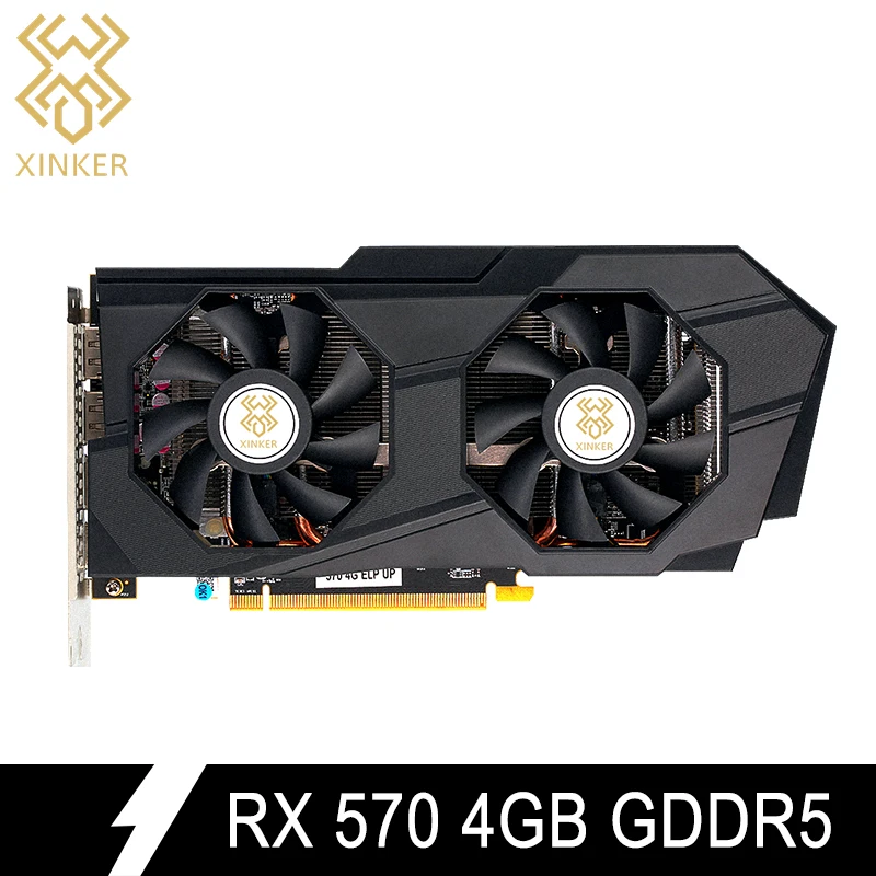 For Gaming Office Mining Mine Ether Rx 570 4g Graphics Cards 7000mhz GDDR5 256Bits Pci-express3.0 X