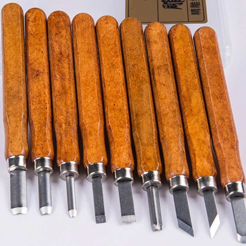

High Carbon Steel Wood Carving Chisel Tool Set For Woodworking Olive Nucleus Carving Tool Wood Carving Knife