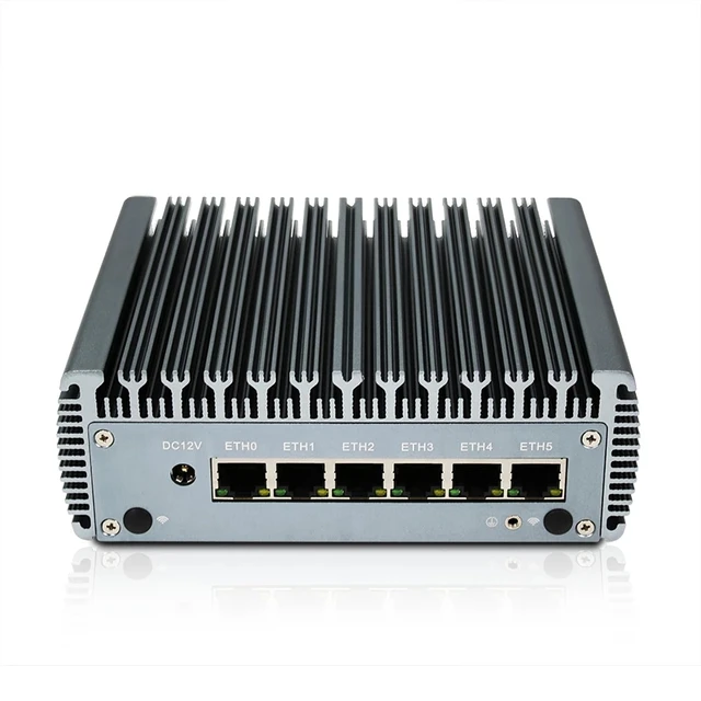 Mini PC Intel Core i5 6LAN RJ45 COM 4*USB HDMI AES-NI Gateway Server Firewall Router 4