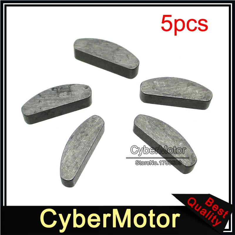 5pcs Тайминг Woodruff ключ локатор для питбайк Кривошип маховик - Цвет: 5pcs
