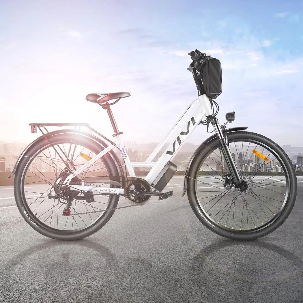 26inch 350W Electric Mountain Bike E-bike Bicycle Adults Ebike 7 Speed Gears Removable 8Ah Battery 6