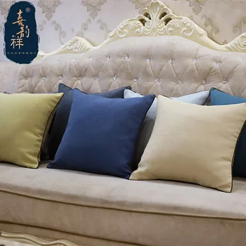 

Solid Linen Cushion Cover Pillow Case Throw Cushion Cover Home Decoration Pillow Cover For Sofa