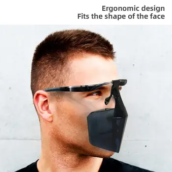 

Reusable Dustproof Anti-Saliva Isolation Face Shield Protective Cover Mouth Mask
