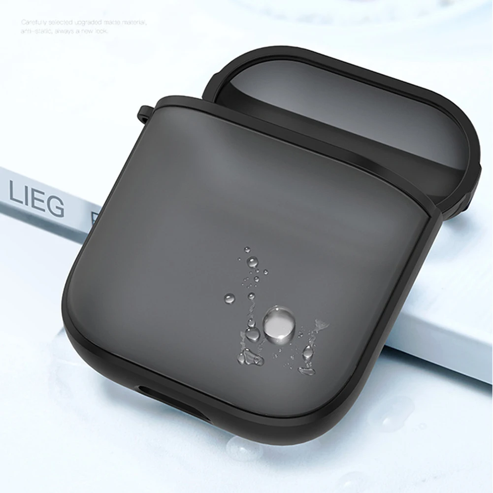 Матовый ТПУ Bluetooth чехол для наушников для Apple AirPods 1 2 мягкий силиконовый защитный чехол для гарнитуры противоударный чехол для AirPods Pro