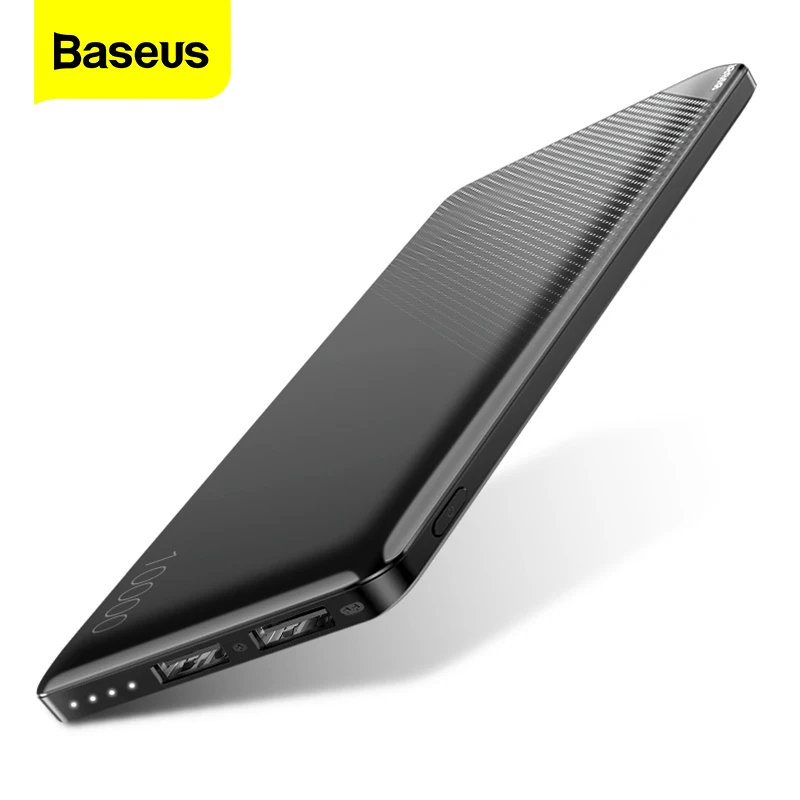 Внешний аккумулятор Baseus 10000 мАч для iPhone мобильного телефона внешний Мини