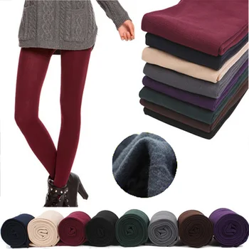 

Women Ladies Solid Color Warm Thick Velvet Tights Pantyhose Stockings One Size WATLH0003