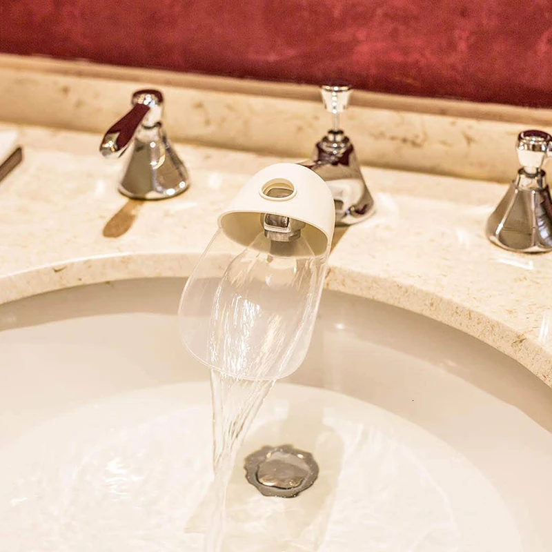 Детский кран Расширитель детский раковина диспенсер для воды ручное моющее устройство длинная защита от брызг на кране головы