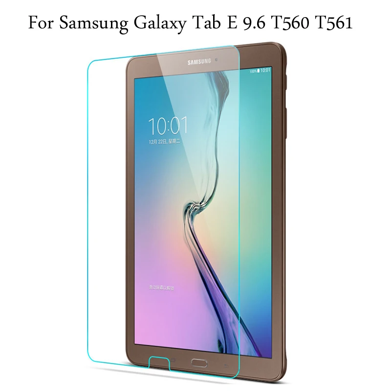 Чехол для Samsung Galaxy Tab E 9,6 T560 T561, сверхпрочный чехол 3 в 1, гибридный прочный Чехол-подставка для планшета+ стилус - Цвет: Glass FIlm