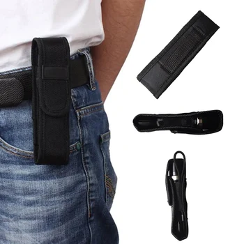 

Flashlight Pouch LED Torch Holster Case Outdoor Camping Hiking Molle Led lenser Flashlight Pouch Bag