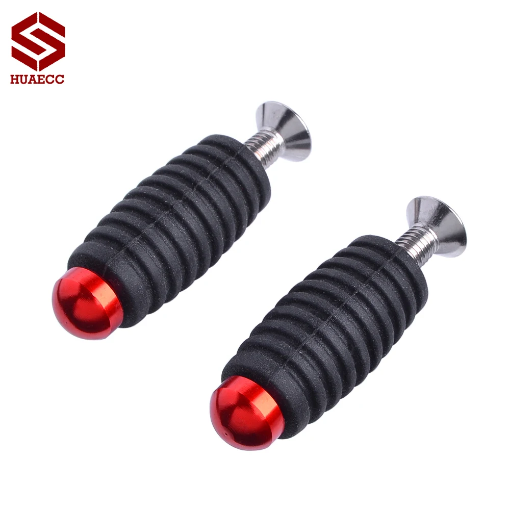 Motorcycle Footrests Pair Motorcycle Gear Shift Brake Lever Toe Pegs Toepegs Pedals M6 Footpegs for Yamaha Kawasaki Honda Ducati Racing Rearset