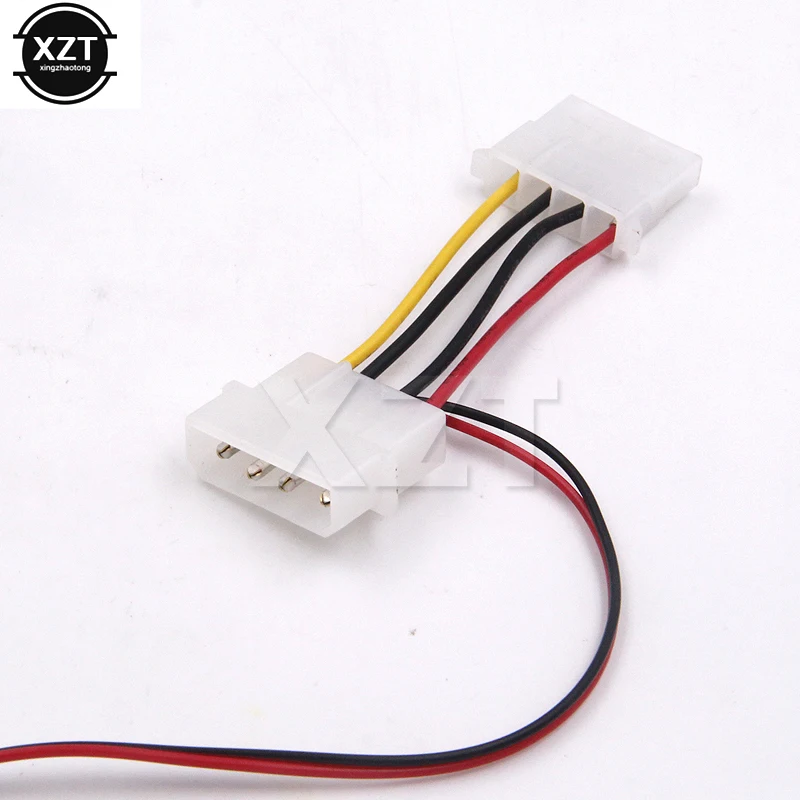 Cooling Fan PC Computer CPU Fan 80mm Blue Led Light 8025 8cm Silent DC 12V LED Luminous Chassis Molex 4D plug Axial fan