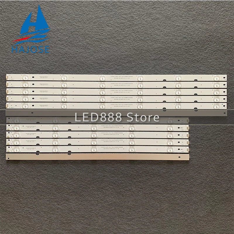 LED backlight strip 11 lamp for LB-C550F14-E4-S-G1-L02/L03 DL5/DL6 LD1 LD2 DL9 DL10 55D3000 D2000 LB55036 uhd55d5500isx2 tv led strip