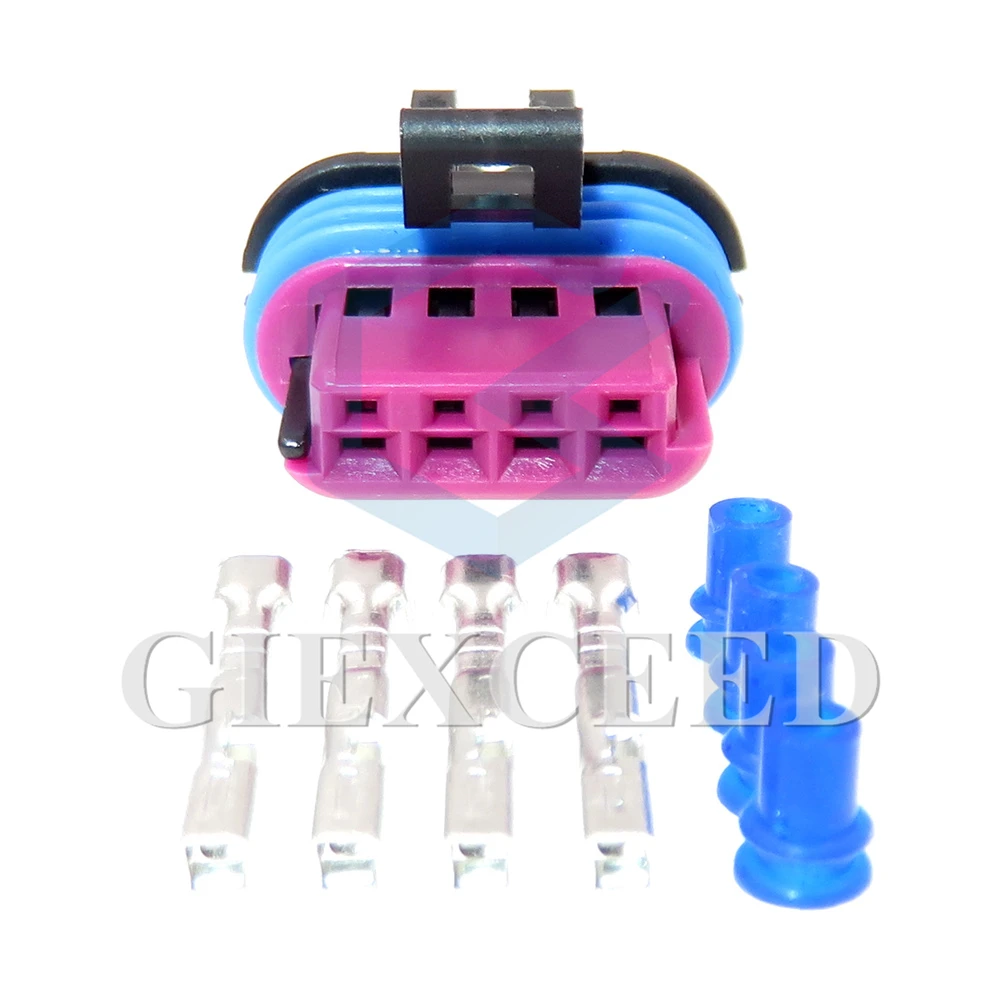 

2 Sets 4 Pin Auto Intake Pressure Sensor Sealed Connector 15410728 Wire Connector For Roewe 550 750 MG6 15354716