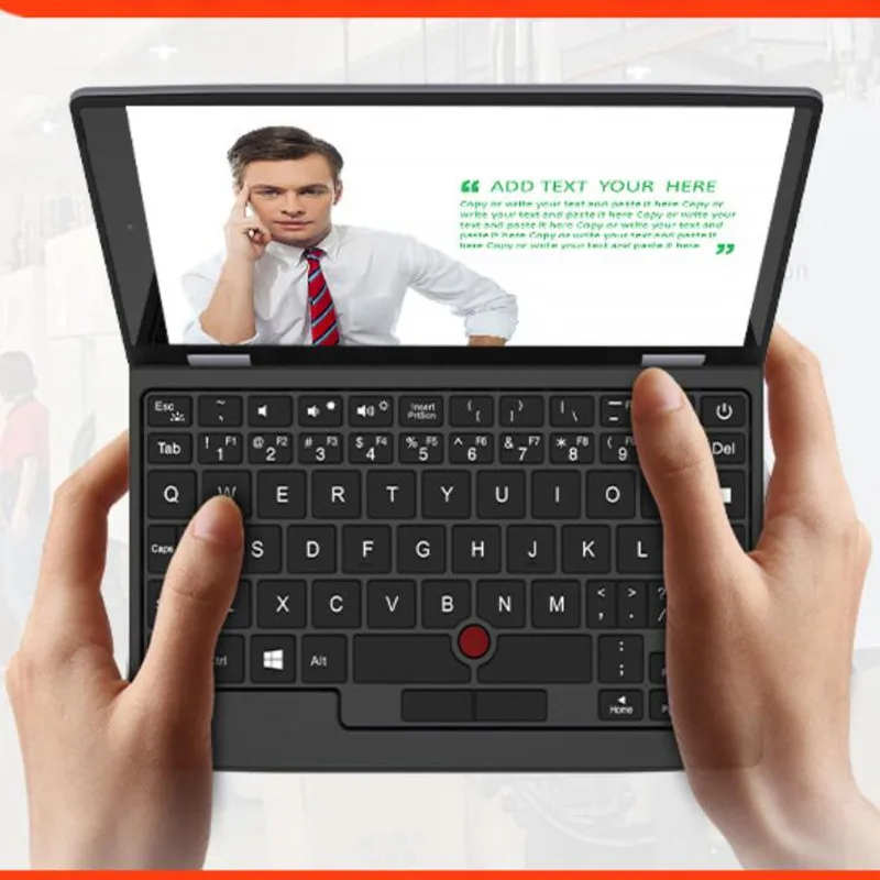 7 Inch Mini Laptop N4000 Notebook Touch Screen Portable Netbook Windows 10 Mini PC Micro Computer Bluetooth 4.2 12GB 1TB 3