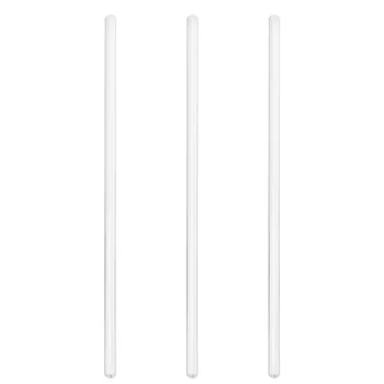 

Hemobllo 3PCS Smooth Transparent Round Edge Glass Stirring Rod Glass Buret Mixer Tools for Stirring