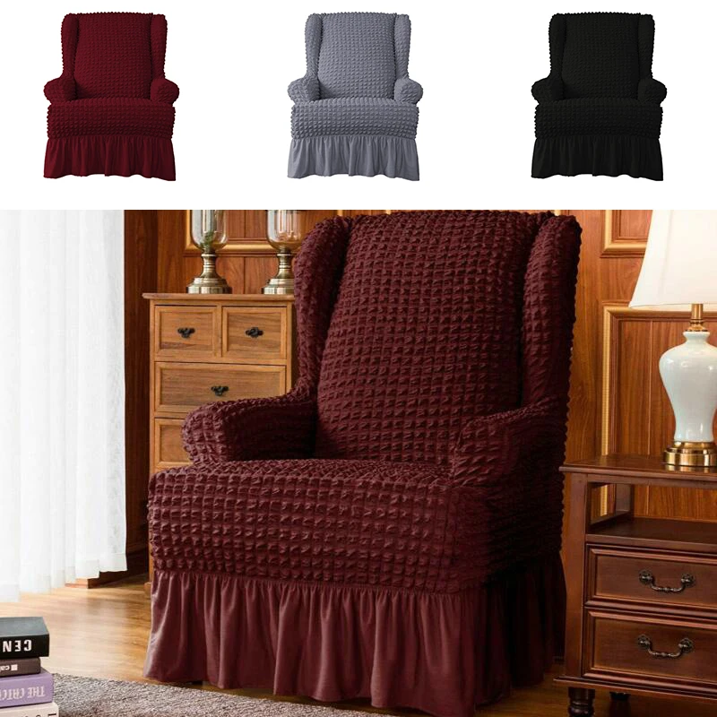 Домашний декор Wingback Чехол для стула Универсальный стрейч дисплей мебель протектор