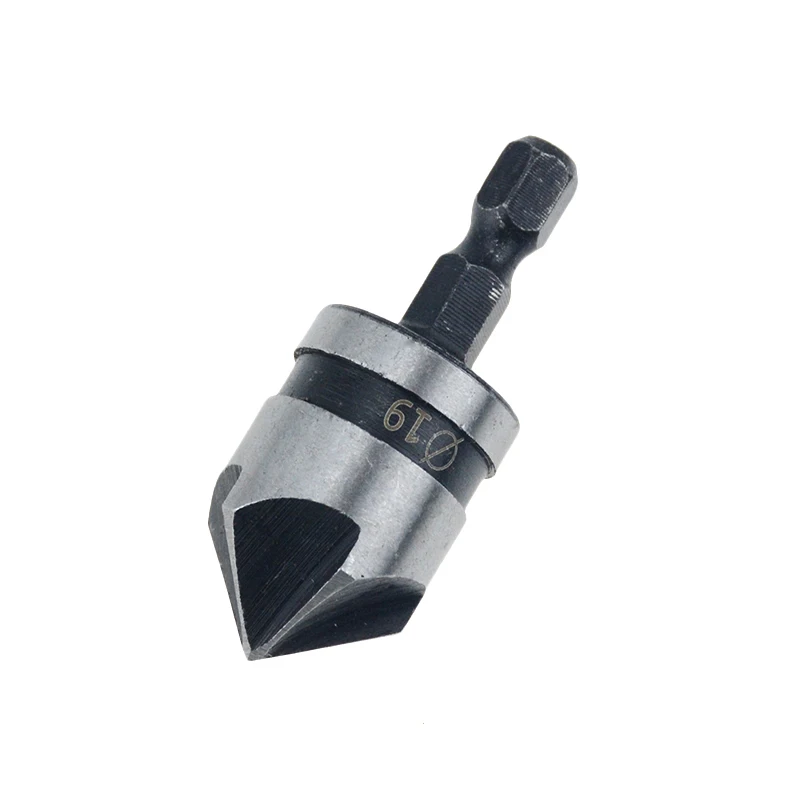 3PCS 12mm 16mm 19mm Countersink Drill Bit Set 90 Degree Chamfering Cutter Mayitr For Wood Metal