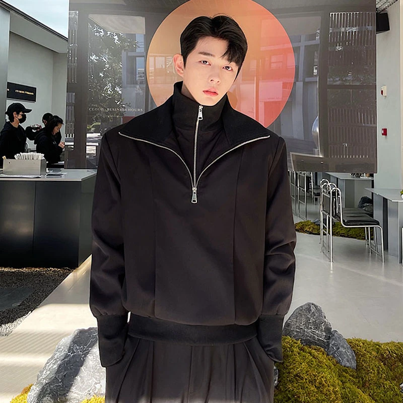 Collar loose sweatshirt Clearance