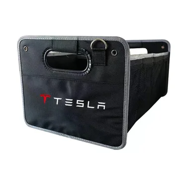 

Car Styling Auto Accessories Trunk Storage Foldable Container Bags Box for Tesla Model 3 Model X Model Y Cybertruck tesla style