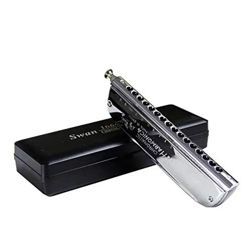 Swan SW1664 16 отверстий 64 тона Хроматическая Губная гармошка высокого класса