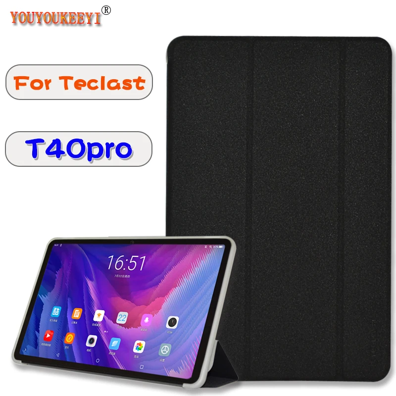 

Ультратонкий чехол-подставка тройного сложения для Teclast T40pro 2021 10,4 дюймов Мягкий чехол из ТПУ с защитой от падения для Teclast T40plus