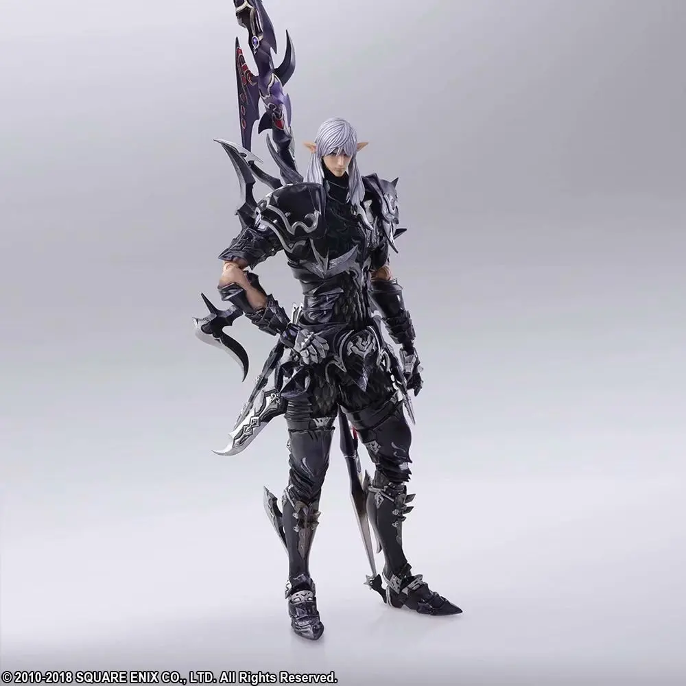

25cm PLAY ARTS Kai Game Final Fantasy XIV 14 Estinien Action Figure Model Toys Boy Birthday Christmas Gift for friends