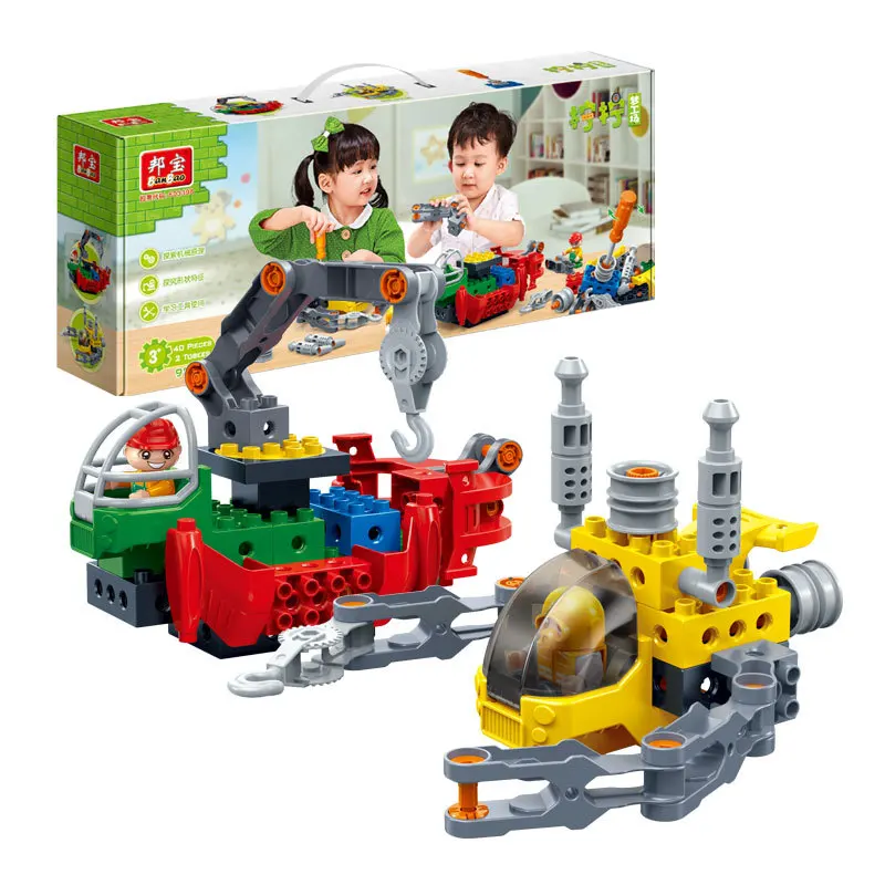 

BanBao Educational Assembled Building Blocks Toy Large Particles Twist Wring Music DreamWorks-in-Ship Set 9702