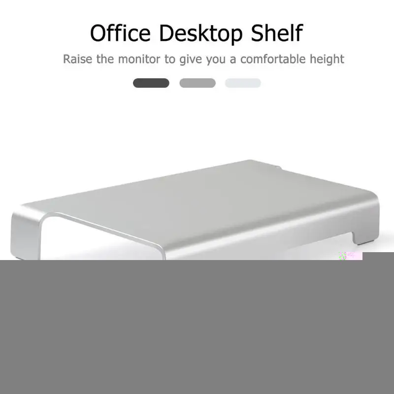 

Hot Sale Laptop Stand Delicate Design Universal Metal Desktop Monitor Stand Computer PC Screen Riser Laptop Support