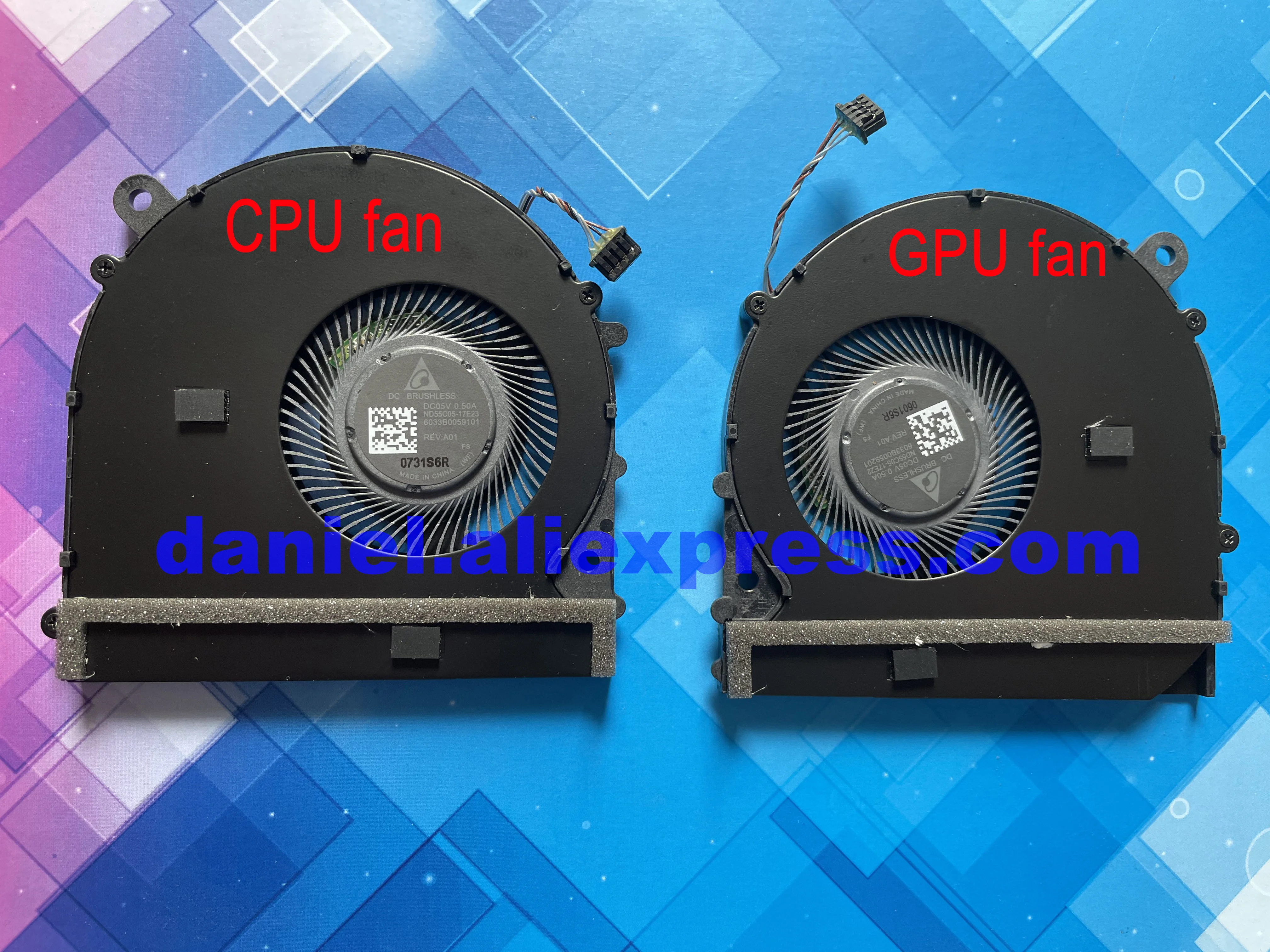 ND55C05-17E22/ND55C05-17E23 for MI Pro 15.6 fan CPU fan graphics fan CPU Cooling Fan