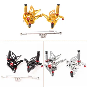 

Adjustable Rearset Footpeg Shift Levers Brake Pedal Footrest for Kawasaki Z1000 Z1000SX Ninja 1000 2014 2015 2016 Set Motorcycle