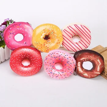 

Coin Purse Series Wallet Card Bag Student Gift Creative Donut A Variety Colors Popular Cute Cartoon Girl Women Colors Random