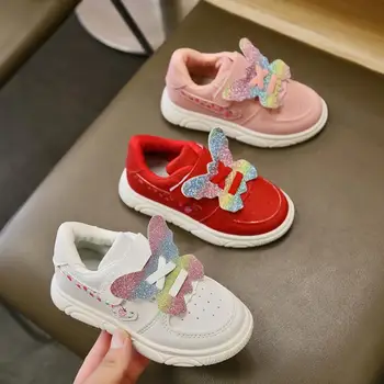

Girls shoes spring autumn children's soft breathable casual shoes children students sports sneakers