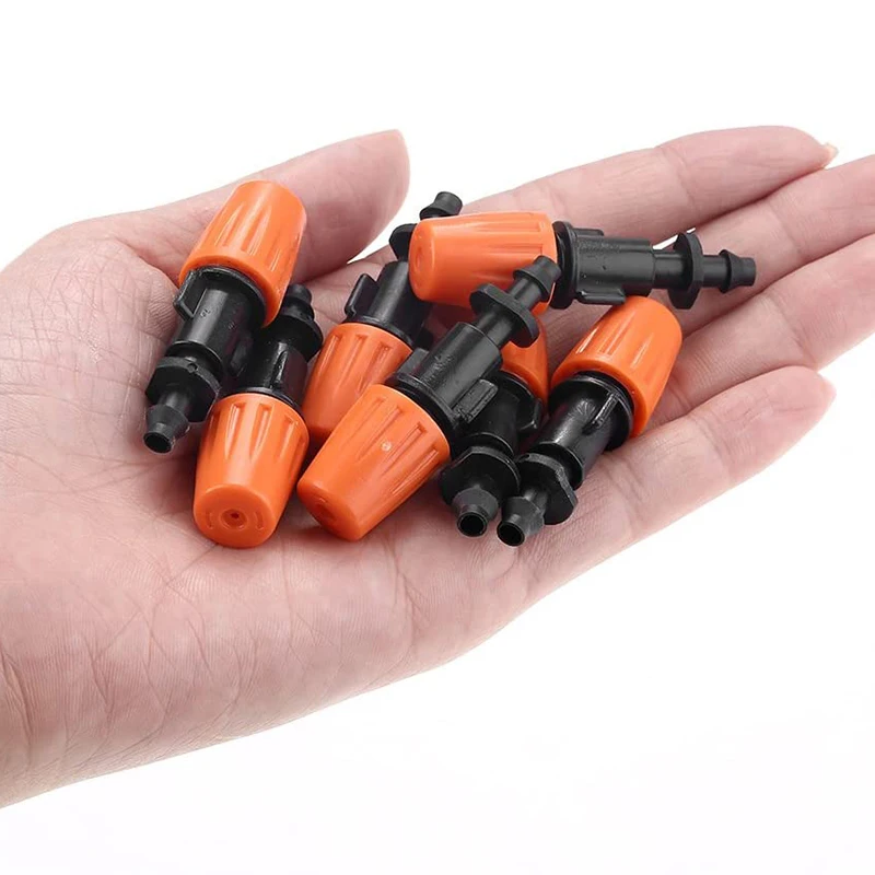 50 Pcs Drip Irrigation Spray Nozzle, Water Spray Nozzle, Adjustable in 2 Modes: Water Mist and Water Column CNIM Hot