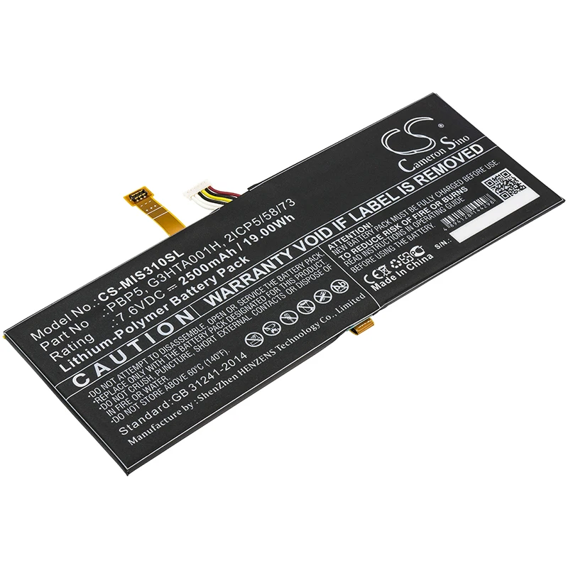 Cameron sino 2500mah аккумулятор для MICROSOFT SurfaceBook с производительной базой MICROSOFT 2ICP5/58/73 G3HTA001H PBP5