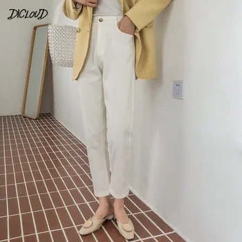 

DICLOUD Casual Pants Women Harajuku High Waist Harem Pants Female 2019 Solid Loose Plus Size Trousers Korea Women's Clothing