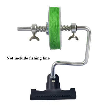 

Fishing Line Winder Reel Aluminum Portable Spool Spooler System Tackle Tool With Clip Fishing Tools and Accessories