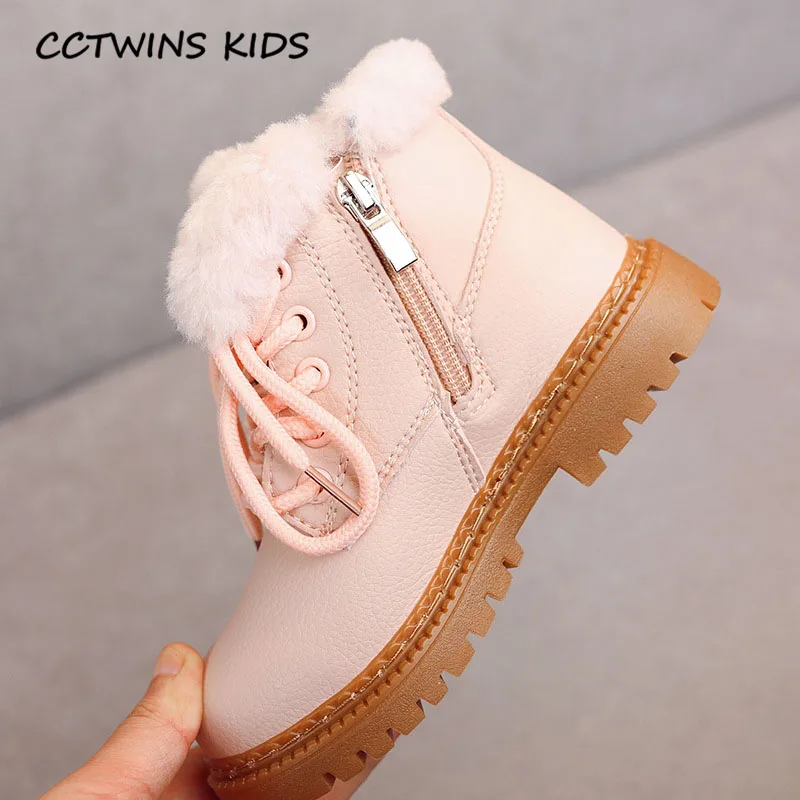 CCTWINS/детская обувь; коллекция года; Зимние Детские Модные ботильоны; Детские брендовые Ботинки martin для девочек; Черная теплая обувь для малышей; MB165