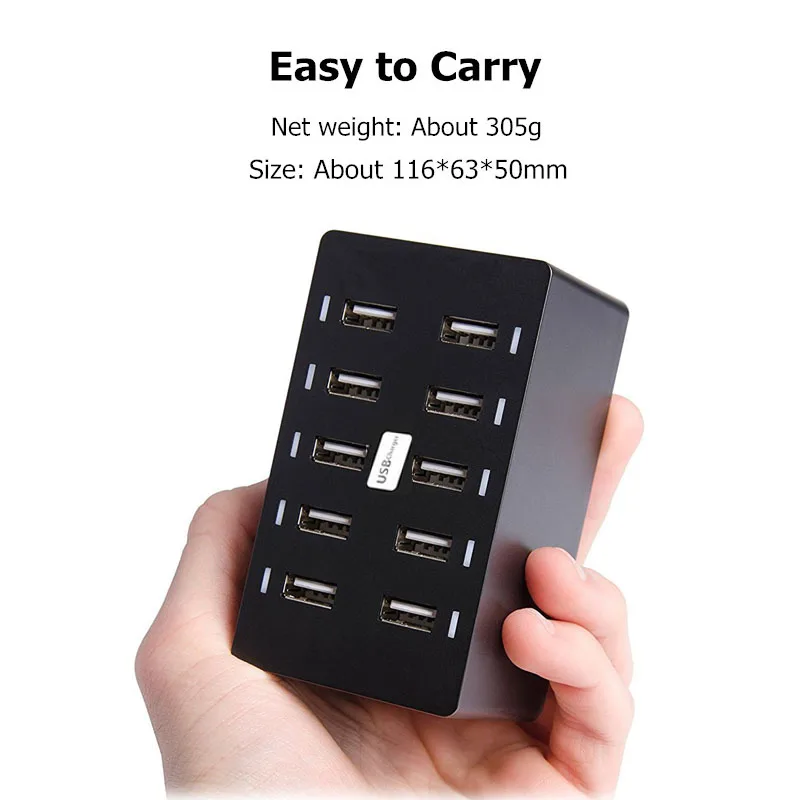 С несколькими usb-портами зарядное устройство для телефона 10 портов быстрозарядная станция Подставка держатель для iPhone XR X 8 7 6 6S 5 samsung xiaomi redmi