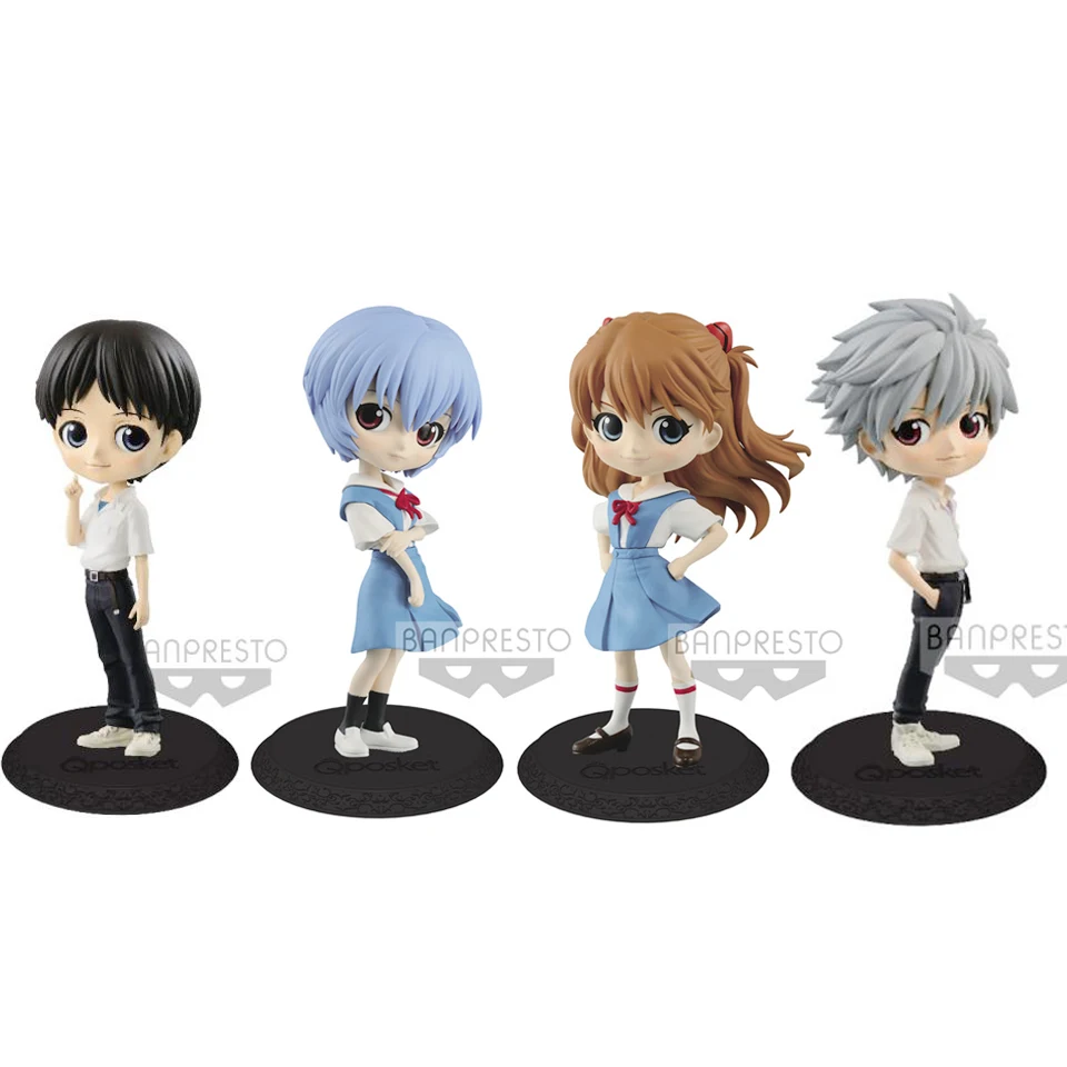 Tronzo Presale BANPRESTO Q POSKET EVA Ikari Shinji Ayanami Rei Asuka Nagisa Kaworu ПВХ фигурка модель куклы игрушки