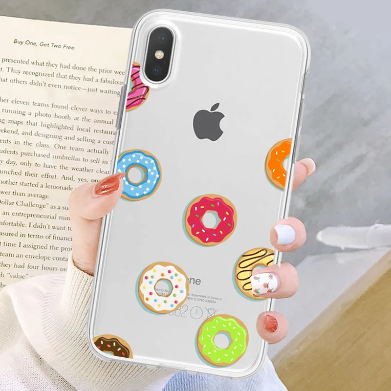 Чехол для телефона с забавной едой десертом шоколадом молоком iPhone XR 6 6S 7 8 Plus X XS MAX